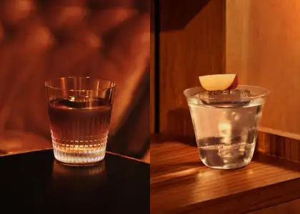 Two cocktails from Live Twice's "…And One for Your Dreams" menu