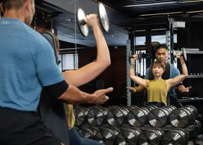 MO's fitness center offers two fitness packages