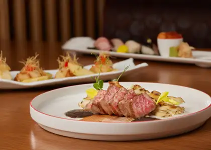 Grilled A5 Wagyu with Wasabi Pepper Sauce by Chef Nobu