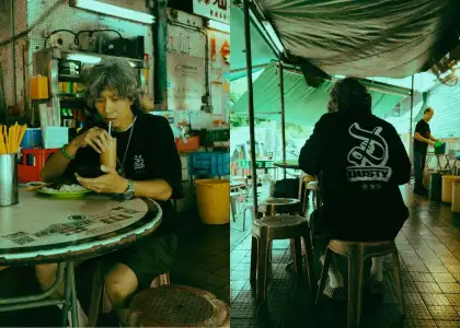 Rapper KZ is featured in the promotional shoot