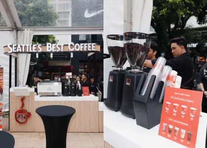 Coffee was being served to guests and KOLs during the event