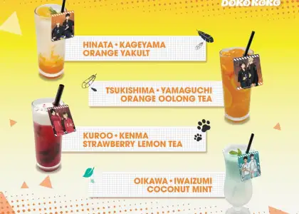 Food items from the Haikyuu!! collab cafe