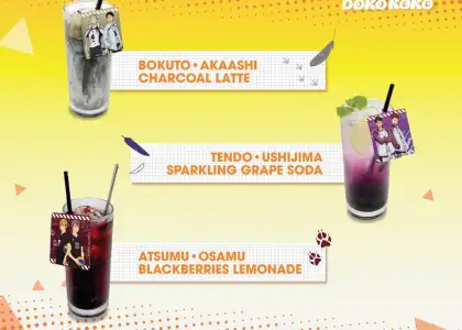 Food items from the Haikyuu!! collab cafe