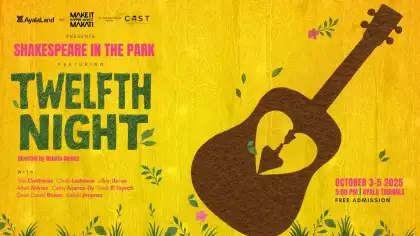 Shakespeare in the Park featuring Twelfth Night event poster