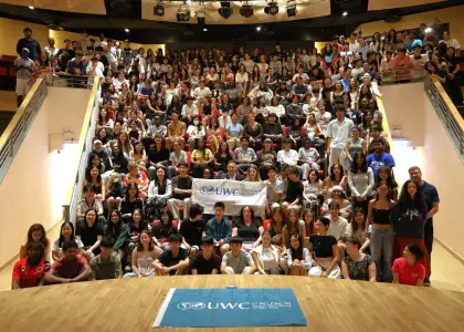 LPCUWC students with Dr. Fowler