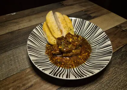 A bestseller from Take Me Back's bar chow