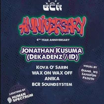 BCR 4th year anniversary's poster