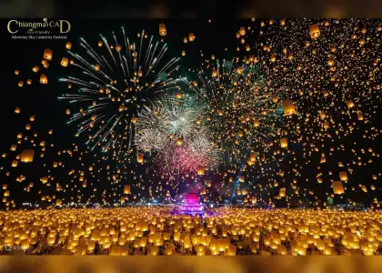 Chiangmai CAD Khomloy Sky Lantern Festival 2025