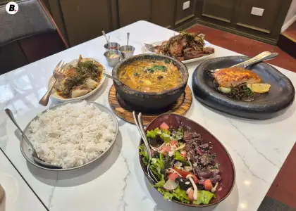 Some of the food The Beat Asia had for the tasting