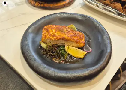 Creamy and flavorful salmon fillet