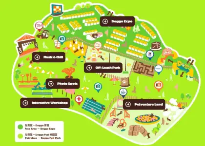 Doggo Fest 2025 map