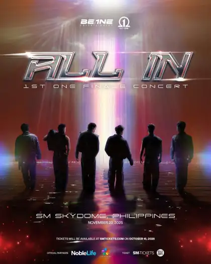 Official poster of 1st. ONE's "ALL 1N" concert