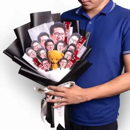 Face bouquet