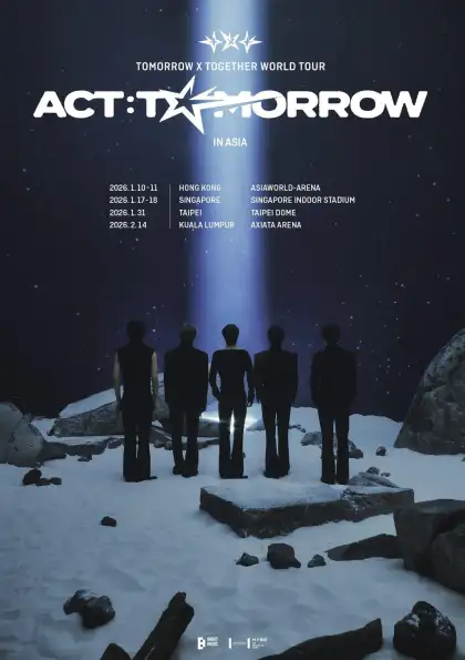 The official poster for the Asian leg of "Act: Tomorrow"