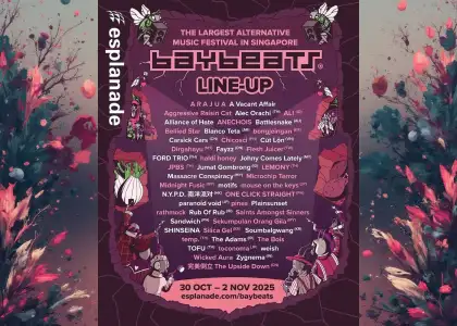 Lineup of Baybeats Festival 2025