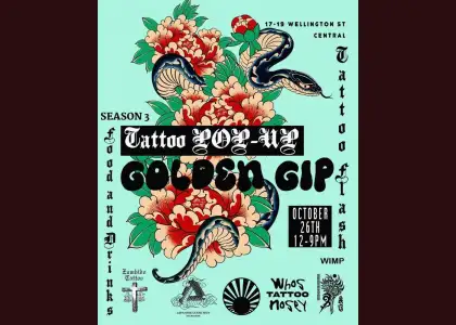 Golden Gip x CENSU Crew Flash Tattoo Pop-Up 2025