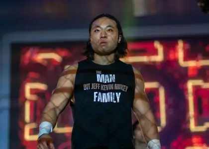 Bitman at a wrestling match