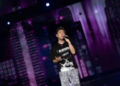 MC Cheung at a previous performance