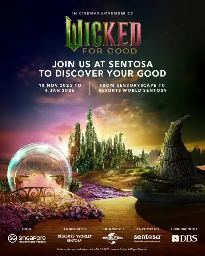 The "Discover Your Good at Sentosa" poster