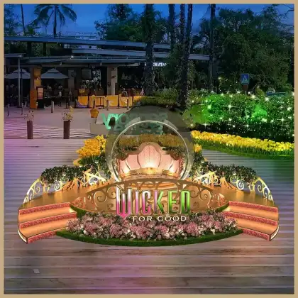 Artist rendition of Glinda's Bubble at RWS