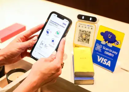 Visa payment experience inside Perfumer H Shanghai flagship in French Concession