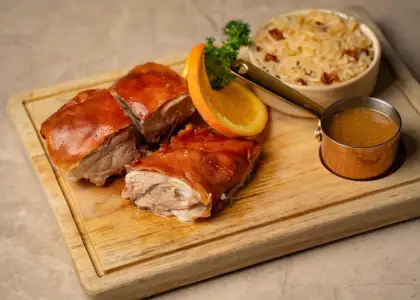 Suckling Pig at Casa Lisboa from Chef Rodolfo Vicente 6-course "Taste of Portugal" menu