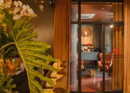 Entry to the area of Le Salon