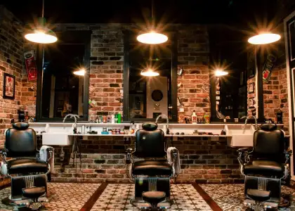 Barbershop interior