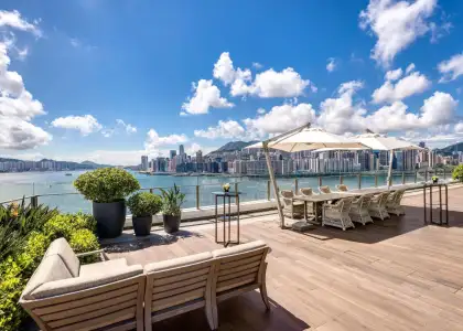 Presidential Suite's private rooftop terrace