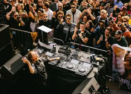 Charlotte de Witte performing at a show