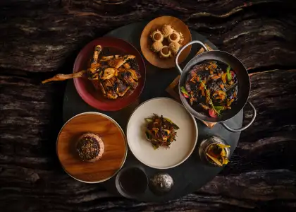 A spread of dishes from the Chinese bistro