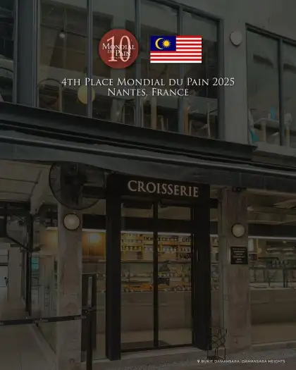 A photo announcing Croisserie's win at the Mondial du Pain 2025