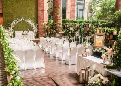 4 Royal Park Hotel Outdoor Wedding - Rose Garden, best affordable wedding venues in Hong Kong