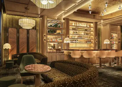 Artist's perspective of Bar Won