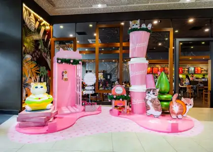 The Mofusand pop up display at Plaza Singapura