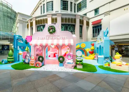The Mofusand pop up display at Bugis Junction