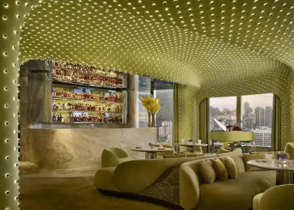 Peridot Earth and Sea Caviars and Fleshy Fruits Cold Cuts