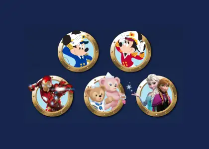 Mickey Mouse, Minnie Mouse, Iron Man, Duffy the Disney Bear, Anna and Elsa