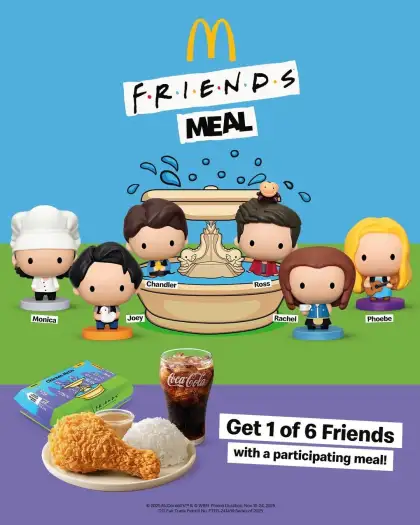 The official poster for the FRIENDS Meal