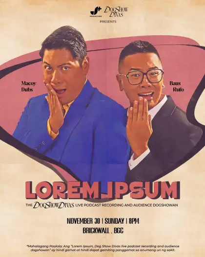 LOREM IPSUM - The Dogshow Divas Live Podcast Recording