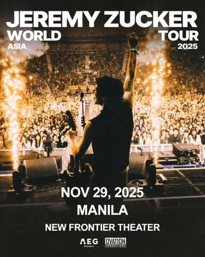 Jeremy Zucker World Tour 2025 in Manila