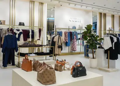 Interiors of the new flagship of GUESS