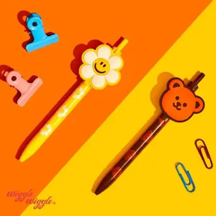 Pens with a cute pen face