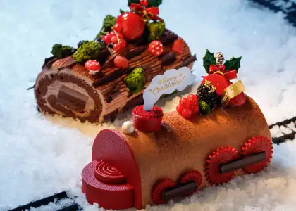 Two new log cakes from BreadTalk