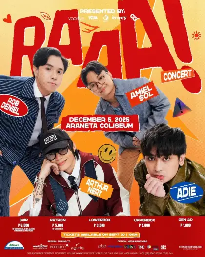 RAAA! 'ROB, AMIEL, ADIE, and ARTHUR' Live in Concert