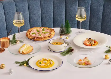 A festive spread at L’Amo Bistrò del Mare