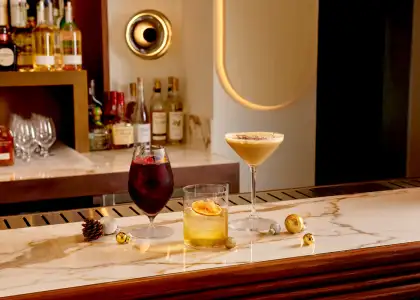 Festive cocktails at L’Amo Bistrò del Mare