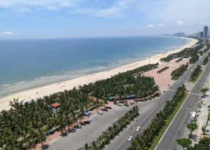 My Khe Beach in Da Nang, Vietnam