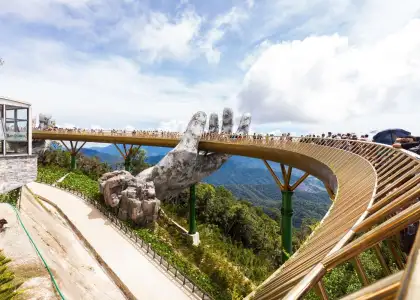 Golden Bridge in Da Nang, Vietnam