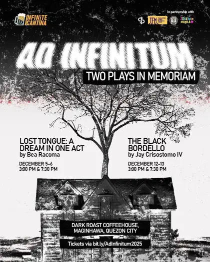 Ad Infinitum: Two Plays in Memoriam event poster